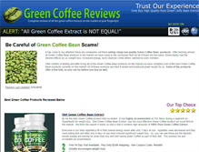 Tablet Screenshot of greencoffeerating.com